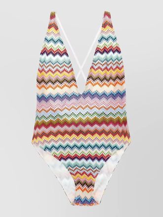 Missoni zigzag one-piece swimsuit