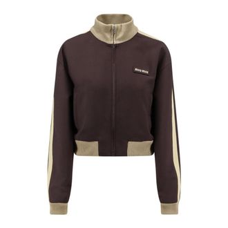 Miu Miu Mujer, Sudaderas, Marr&oacute;n, Talla: M