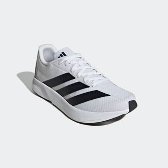 adidas Laufschuh ADIDAS PERFORMANCE DURAMO RC2, Herren, Gr. 42,5, schwarz-weiss (cloud wei&szlig;, core schwarz, carbon), Textil, Schuhe Laufschuh, sehr leicht
