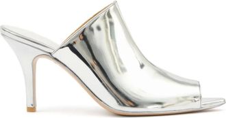 Maison Margiela Mules con effetto metallizzato - Argento