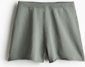 H&M Gestrickte Shorts - Green