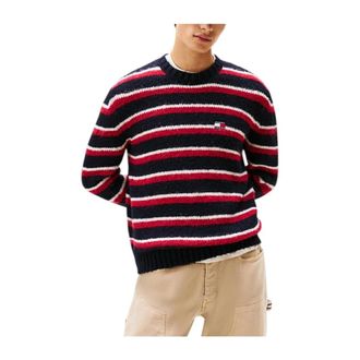 Tommy Hilfiger Truien & Vesten, Heren, Veelkleurig, L, Rondgebreide trui