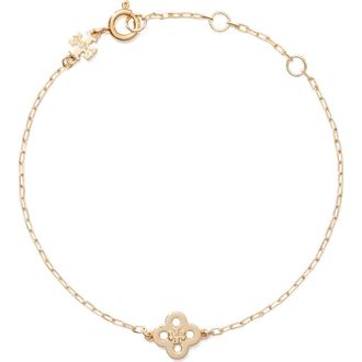 Tory Burch Forget Me Not Bracelet in Tory Gold at Nordstrom