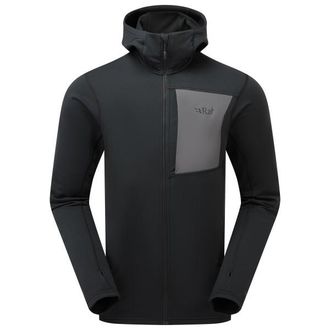 RAB Superflux Hoody Fleecejacke f&uuml;r Herren | schwarz