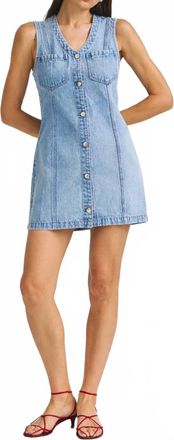 Pistola Denim Carmel Denim Mini Dress In Serendipity