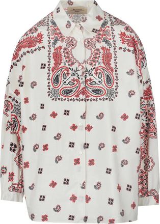 Max Mara Dames, Blouses & Shirts, Veelkleurig, Maat: 2XS Katoen