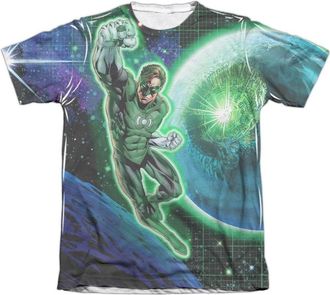 Gildan DC Comics Gl In Space Adult Poly/Cotton Short Sleeve Tee / T-Shirt