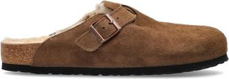 Birkenstock Schoenen, Heren, Bruin, 45 EU, Su&egrave;de, Boston Shear Leve