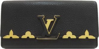 Louis Vuitton Noir Long Wallet (Bi-Fold) (Pre-Owned)