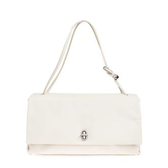 Marc Jacobs Schoudertas Dual Large - Dames - Schoudertassen - Beige - ONE Size - Leer - Tassen