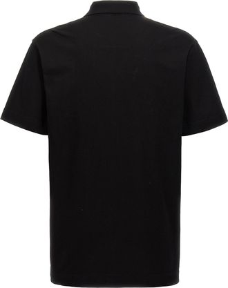 Givenchy Mens Black Cotton Polo Shirt