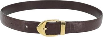Louis Vuitton Pre-owned Vintage Epi Lederen Riem - Dames - Vintage Accessoires - Bruin - ONE Size - Leer - Vintage