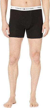 Tommy Hilfiger Cotton Classics 7-Pack Boxer Brief Mens Underwear Black : SM
