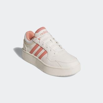 adidas Sneaker ADIDAS SPORTSWEAR HOOPS 3.0 BOLD, Damen, Gr. 38,5, weiss (cloud wei&szlig;, supplier colour, halo ivory), Synthetik, Textil, Schuhe Sneaker