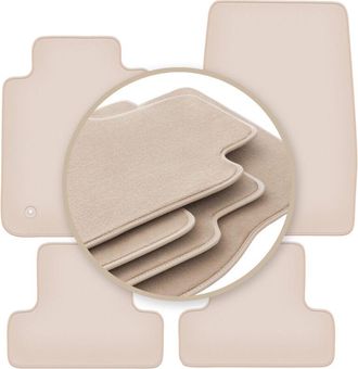 OEM Alfombrillas Premium Beige Para: Ford Mustang Mk6 Coup&eacute; 2014