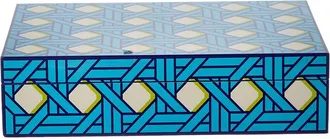 Jonathan Adler Large Lacquer Basketweave Box