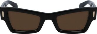 Ferragamo Zonnebril Sf 2006S 001 - Dames - Zonnebrillen - Zwart - ONE Size - Accessoires