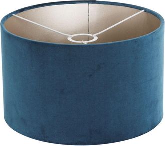Steinhauer Paralume - Shade - blu - velluto - ø 30cm - E27 - - Steinhauer