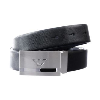 Emporio Armani Belts, male, Black, Size: ONE SIZE Reversible Belt