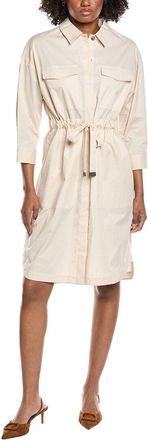 PESERICO Drawstring Shirtdress