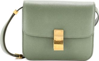 Celine Classic Box Bag Grainy Leather Teen shoulder bag - Nero