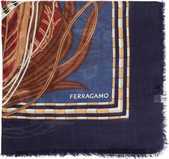 Ferragamo Donna, Accessori, Blu, Taglia unica, new