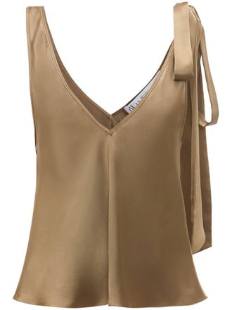 J.W.Anderson Top smanicato - Marrone