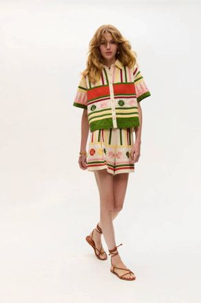 Carolina K Pina Shirt In Gardenia