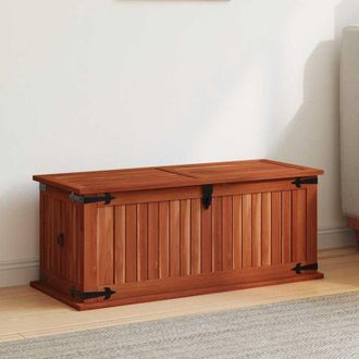 vidaXL Cassapanca 79x34x32 cm in Legno Massello di Acacia - Vidaxl