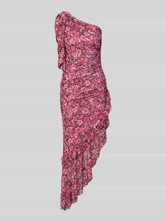 Lipsy Cocktailkleid in asymmetrischem Look in Pink, Gr&ouml;&szlig;e 32