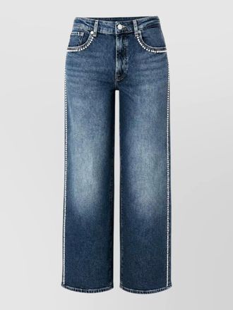 7 For All Mankind stretch denim straight-leg jeans