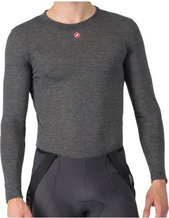 Castelli Medio Base Layer L/S Velounterhemd f&uuml;r Herren | grau