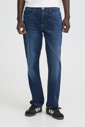 Blend Straight-Jeans BLEND BHROCK REG FIT PPNOOS, Herren, Gr. 33, L&auml;nge 34, denim dunkelblau, Denim/Jeans, Obermaterial: 99% Baumwolle, 1% Elasthan, Abriebe