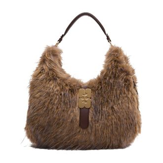 Ganni Kat Large Coyote Shoulder Bag