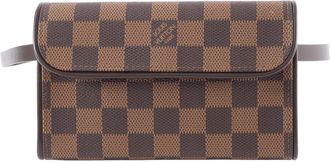 Louis Vuitton Brown Damier Canvas Ebene Damier Canvas Fanny Pack Pochette (Pre-Owned)