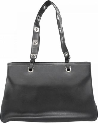 Ferragamo Leather Shoulder Bag (Pre-Owned)