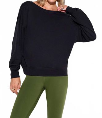 Spiritual Gangster Elysian Pull Over Sweater In Black