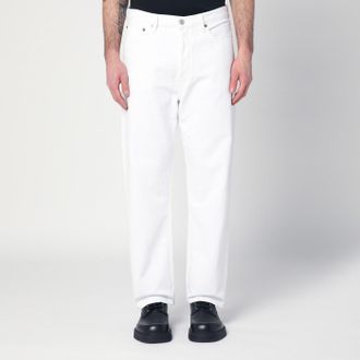 A Gold E Jeans bianco in denim rigenerato