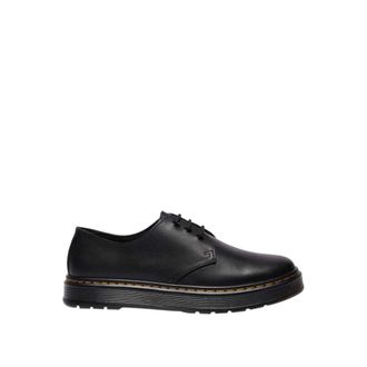 Dr. Martens Laced Shoes, male, Black, Size: 7 US Brookline Lo Sneakers