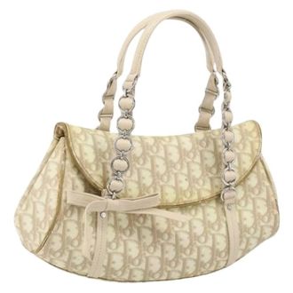 Dior Pre-owned Handbags, female, Beige, Size: ONE SIZE Pre-owned Plastic Hand Bag