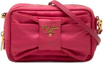 Prada Pre-owned Prada Tessuto Fiocco Bow Camera Bag Ladies YUCCTWUY4FXMZLGZ