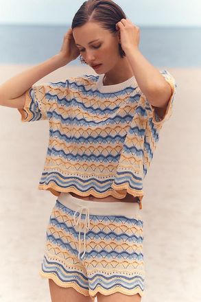 L*Space Sun Chaser Crochet Shorts