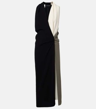 Proenza Schouler Elsa draped crepe midi dress
