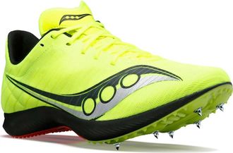 Saucony Mens Velocity Mp Race Shoe In 05 - Citron/black