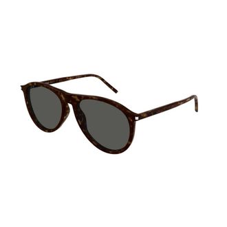 Saint Laurent Zonnebril - unisex - Zonnebrillen - Bruin - 56 MM - Nylon - Accessoires