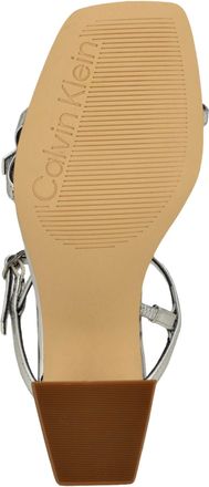 Calvin Klein Linella Heeled Sandal Silver LINELLA-SLVR Womens