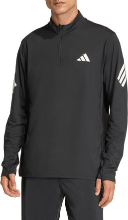 adidas ADI365 Quarter Zip Mock Neck Jacket in Black at Nordstrom Rack, Size Xx-Large