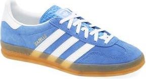 adidas Gazelle Indoor Sneaker in Blue/White/Gold at Nordstrom Rack, Size 8.5