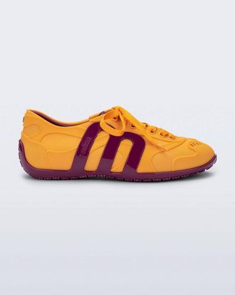 Melissa Womens Motion Sneakers In Pink Yellow