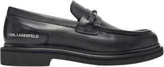 Karl Lagerfeld Kingston Loafer - Heren - Loafers - Zwart - 44 EU - Leer - Schoenen